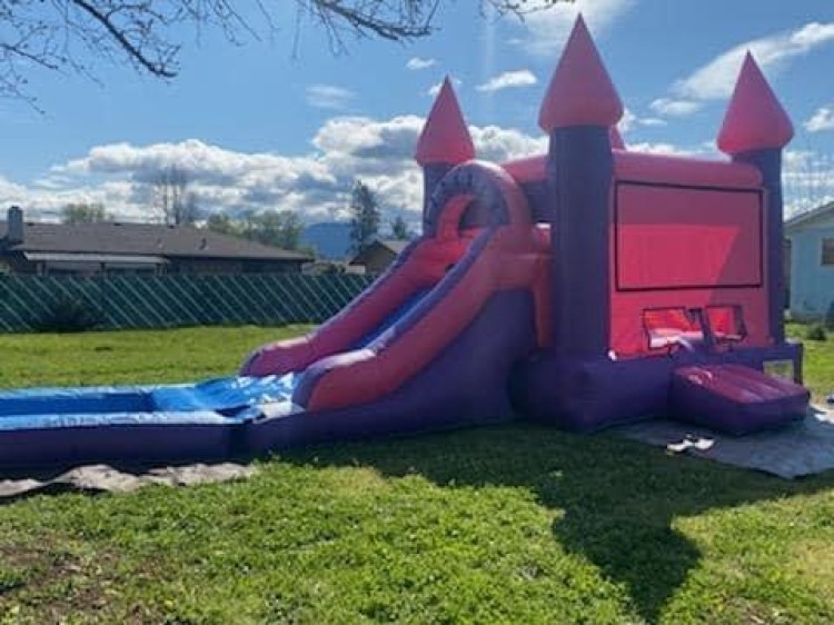 Pink Waterslide Combo